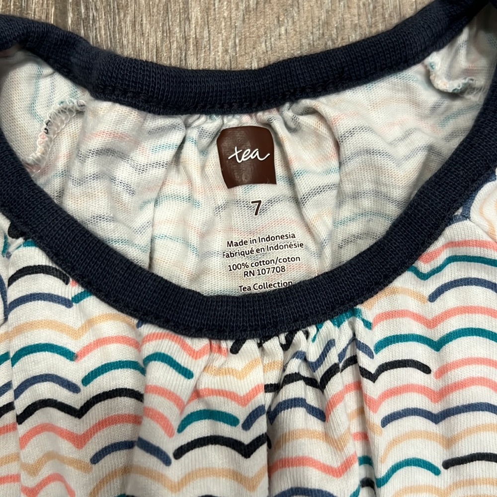 Tea Collection Flutter Sleeve Ruffle Dress - Picture 2 of 4